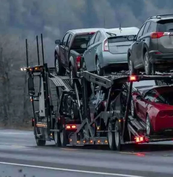 Open carrier car transport trailer